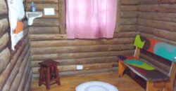 CABAÑA DE MADERA EN LA LOMA- TRES DORMITORIOS