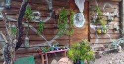 CABAÑA DE MADERA EN LA LOMA- TRES DORMITORIOS